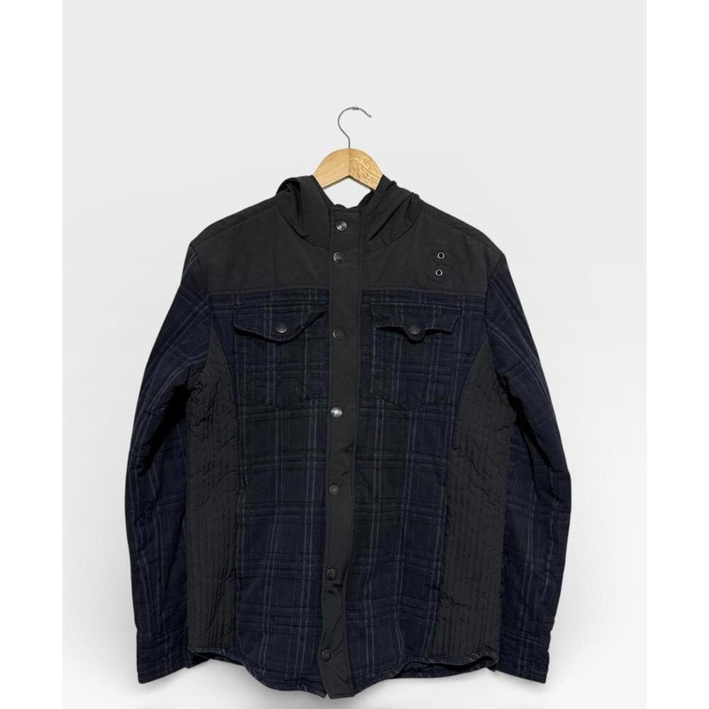 Rock Revival Quilted Plaid Hooded Jacket XL Men’s